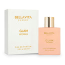 Bellavita Luxury Glam | (3.4 fl.oz.) | Perfume | White Floral, African Orange, Jasmine, 3.40 Ounce / 100 ml for Women – Free USA Shipping, 3-Day Delivery
