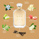 Kayali Huda Beauty Deja Vu White Flower 57 3.40 Ounce / 100 ml – Luxury Long Lasting Woody Fresh Perfume for Women