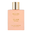 Bellavita Luxury Glam Eau de Parfum | 100 ml (3.4 fl.oz.) | Perfume for Women | White Floral, African Orange, Jasmine,