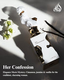 Lattafa Her Confession for Women 3.40 Ounce / 100 ml – Luxury Ladies Perfume | 55% OFF | Free USA Shipping