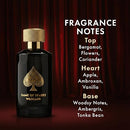 Jo Milano Game of Spades Wildcard 3.40 Ounce / 100 ml – Luxury Rich & Long Lasting Perfume for Men