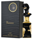 Lattafa His Confession 3.40 Ounce / 100 ml – Luxury Long Lasting Woody Fresh Perfume for Men