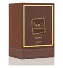 Lattafa KHAMRAH QAHWA 3.40 Ounce / 100 ml – Luxury Long Lasting Woody Fresh Perfume for Unisex